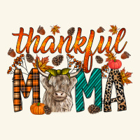 Thankful Mama Highland Cow Premium Hoodie | Teevron