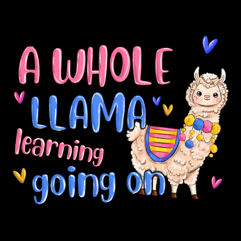A Whole Llama Learning Going On Premium Sweatshirt by MaliasSmallBusiness | Teevron