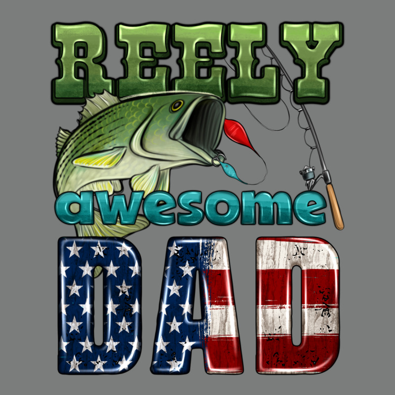 Reely Awesome Dad Premium Hoodie by HRA Design Shop | Teevron