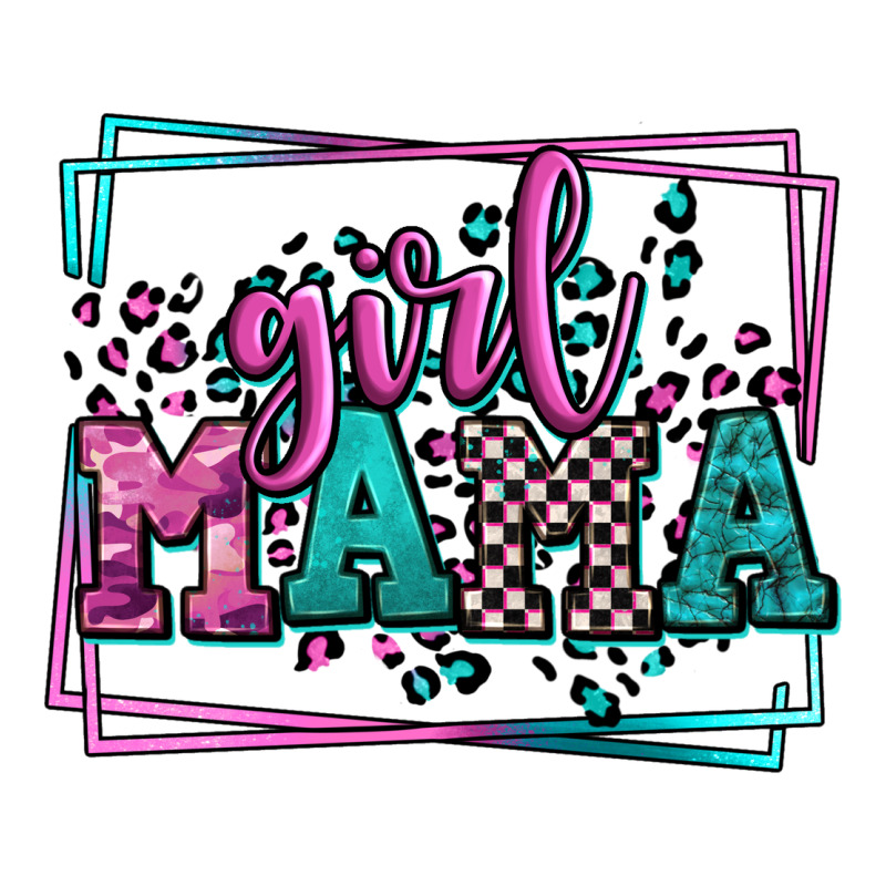 Leopard Camo Girl Mama Mother's Day Premium Tee by LillyAllenDesigns | Teevron