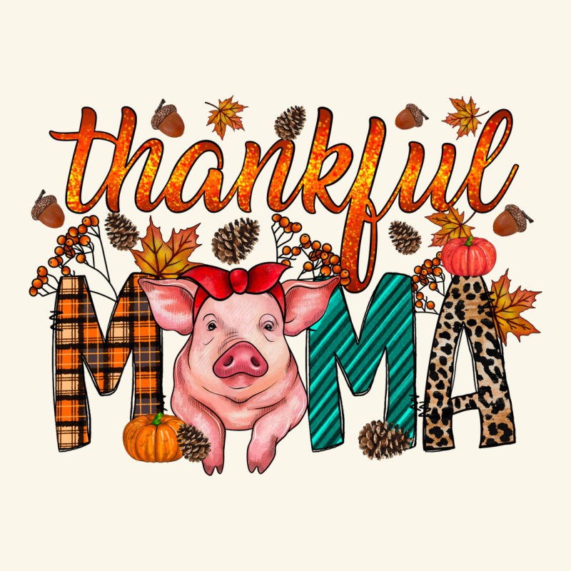 Thankful Mama Pig Premium Hoodie by RacoonDesign | Teevron
