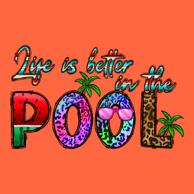 Life Is Better İn The Pool Premium Hoodie by CowhideDigitalArt | Teevron