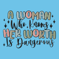 A Woman Who Knows Her Worth Is Dangerous Premium Sweatshirt | Teevron