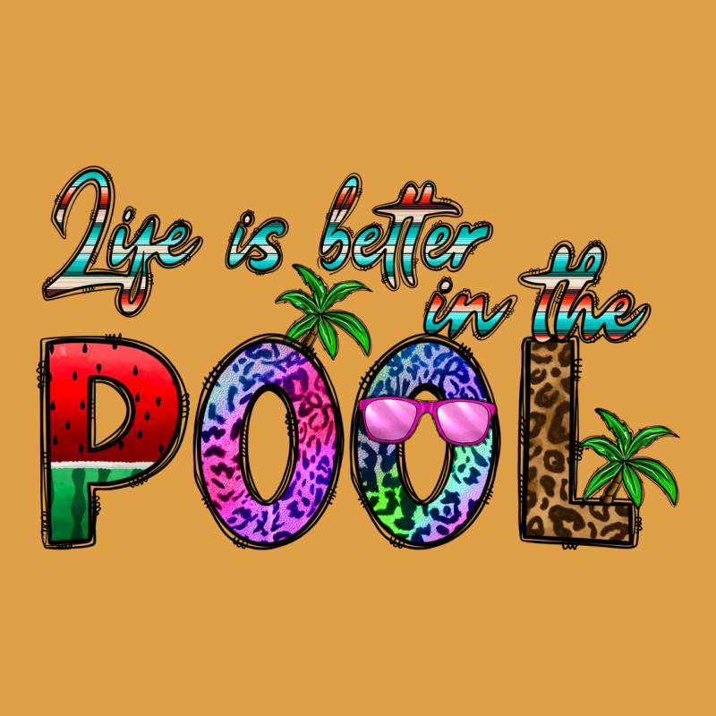 Life Is Better İn The Pool Premium Hoodie by CowhideDigitalArt | Teevron