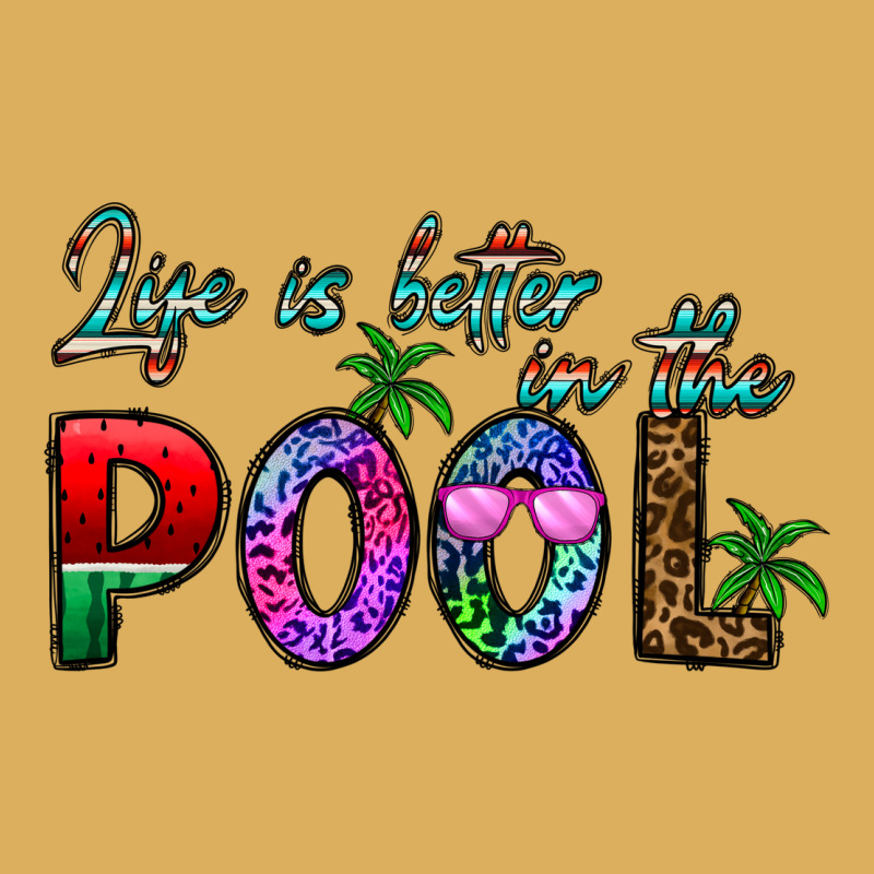 Life Is Better İn The Pool Premium Hoodie by CowhideDigitalArt | Teevron