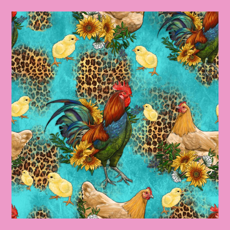 Poultry Animals Seamless Pattern Urban Hoodie by HRA Design Shop | Teevron