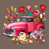 Valentine's Day Truck Farm Animals Premium Hoodie | Teevron