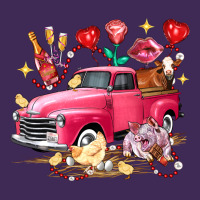 Valentine's Day Truck Farm Animals Premium Hoodie | Teevron