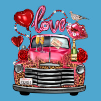 Valentine's Day Truck Love Bird Letter Premium Hoodie | Teevron