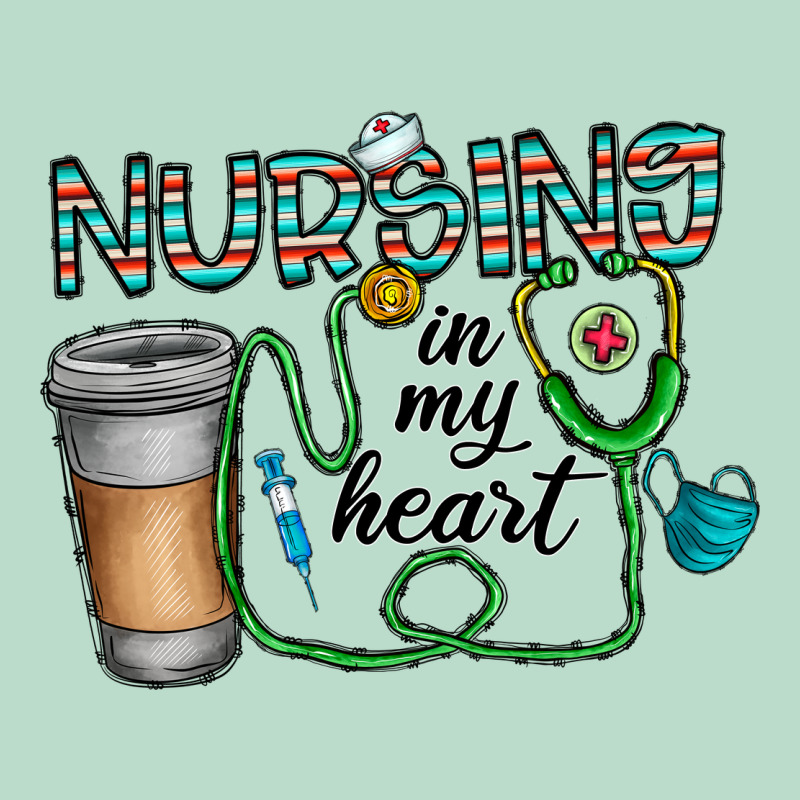 Nursing İn My Heart Premium Hoodie by CowhideDigitalArt | Teevron