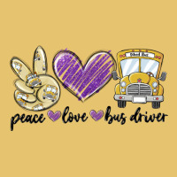 Peace Love Bus Driver Premium Sweatshirt | Teevron