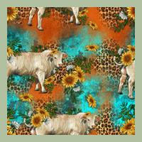 Western Charolais Cow Seamless Pattern Urban Hoodie | Teevron