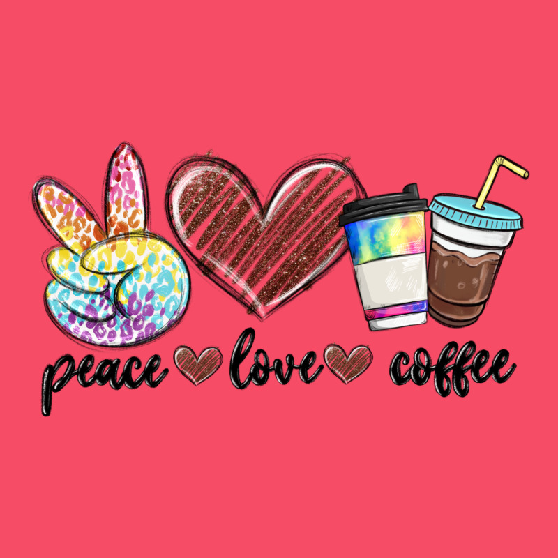 Peace Love Coffee Premium Sweatshirt by MaliasSmallBusiness | Teevron