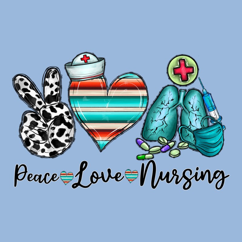 Peace Love Nursing Premium Hoodie by CowhideDigitalArt | Teevron