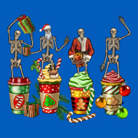 Christmas Skeleton Coffee Cups Urban Hoodie | Teevron