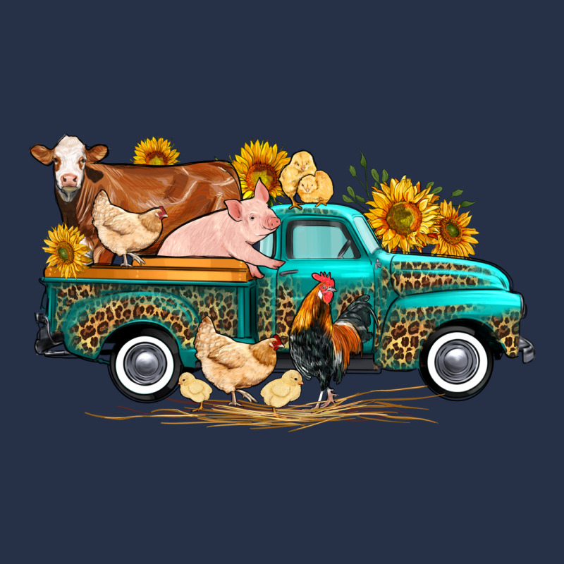 Western Farm Truck Farm Animals Premium Hoodie by FaDigitalArtStudio | Teevron