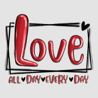 Love All Day Every Day Hearts Premium Sweatshirt | Teevron