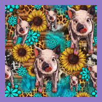 Cute Pig With Patches Seamless Pattern Urban Hoodie | Teevron