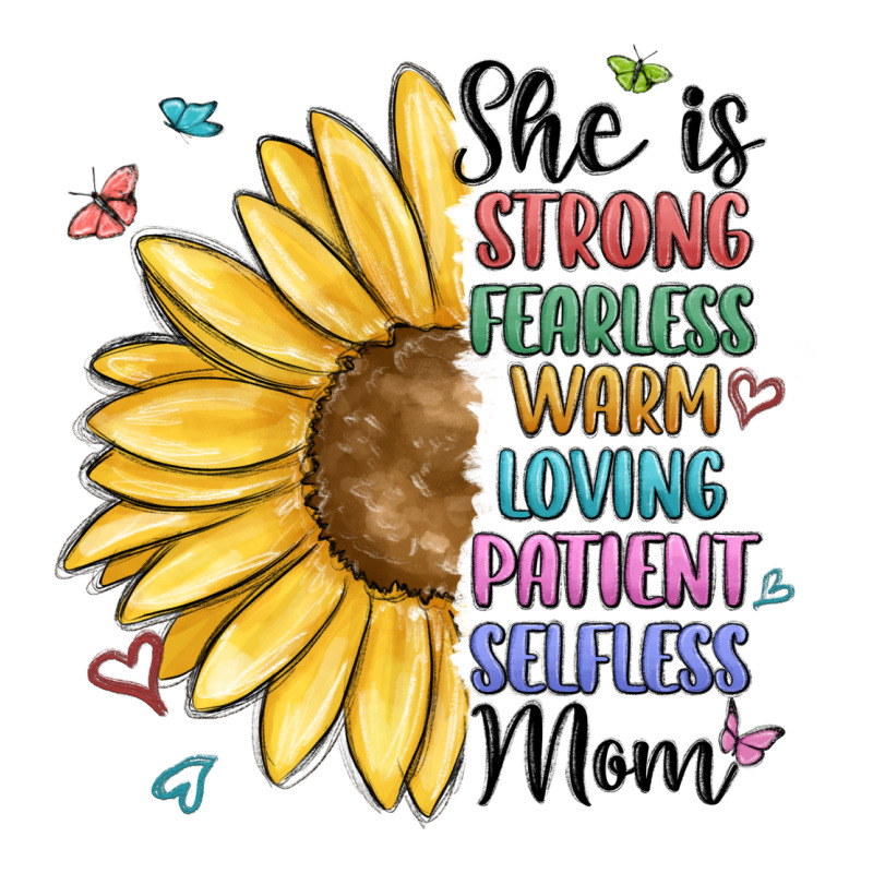 She Is Strong Fearless Warm Loving Mom Premium Sweatshirt by MaliasSmallBusiness | Teevron