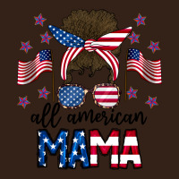 All American Mama Messy Buny Heavy Core Tee | Teevron