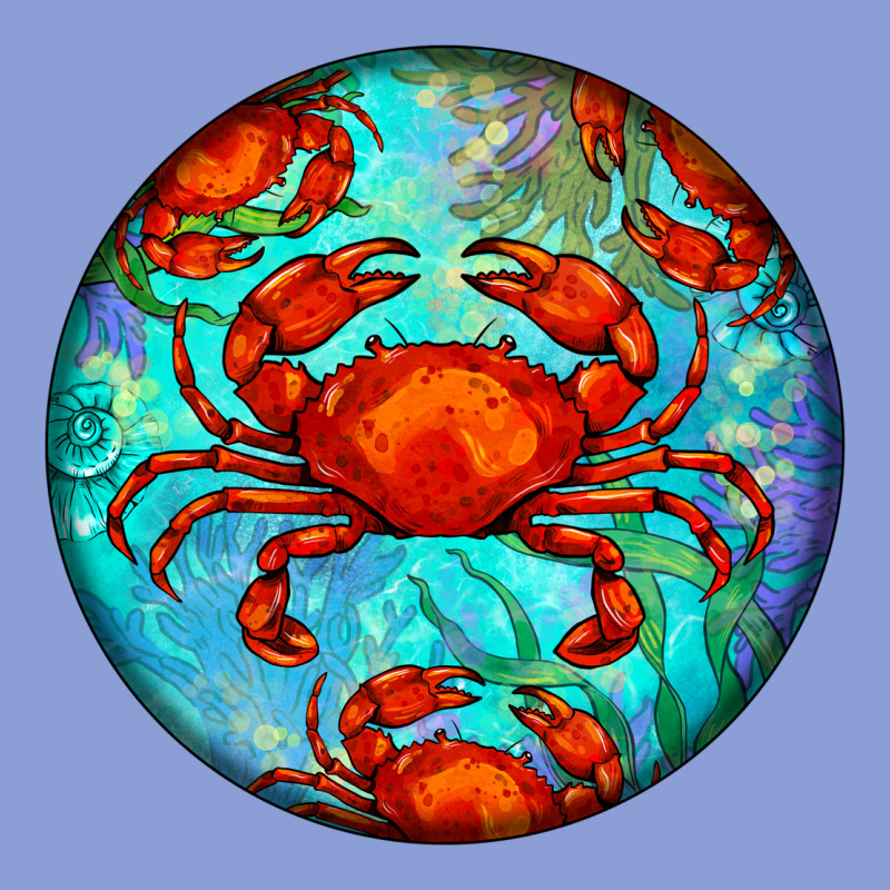 Crab Long Sleeve Tee by BarkalooDesign | Teevron