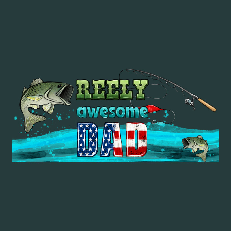 Reely Awesome Dad  Libbey Glass Premium Hoodie by HRA Design Shop | Teevron