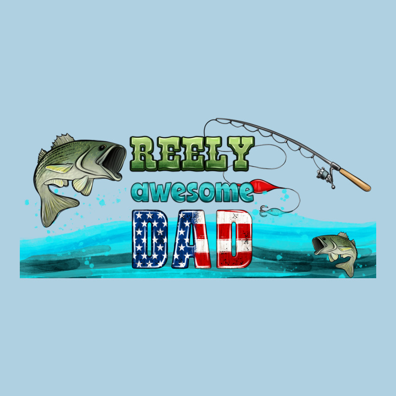 Reely Awesome Dad  Libbey Glass Premium Hoodie by HRA Design Shop | Teevron