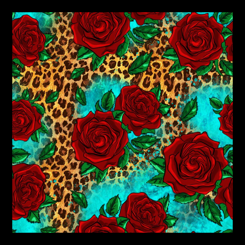 Leopard Roses Seamless Pattern Urban Hoodie by HRA Design Shop | Teevron