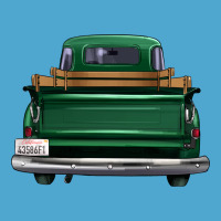 Western Green Truck Back View Premium Hoodie | Teevron