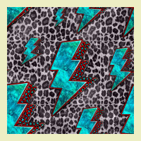 Turquoise Lightning Bolt Seamless Pattern Urban Hoodie | Teevron