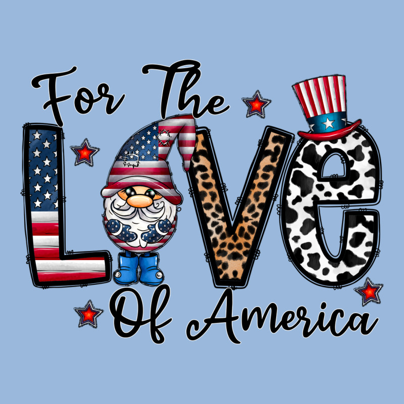 For The Lovee Of America Gnome Premium Hoodie by CowhideDigitalArt | Teevron