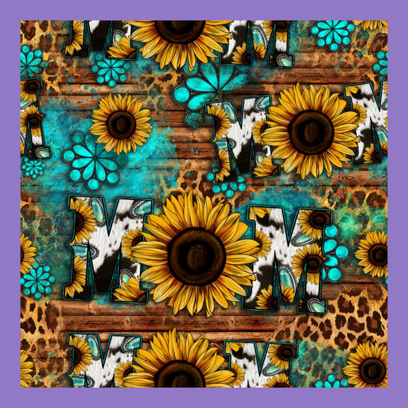 Sunflower Cowhide Mom Seamless Pattern Urban Hoodie by HRA Design Shop | Teevron