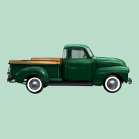 Western Green Truck Right Side View 1 Premium Hoodie | Teevron