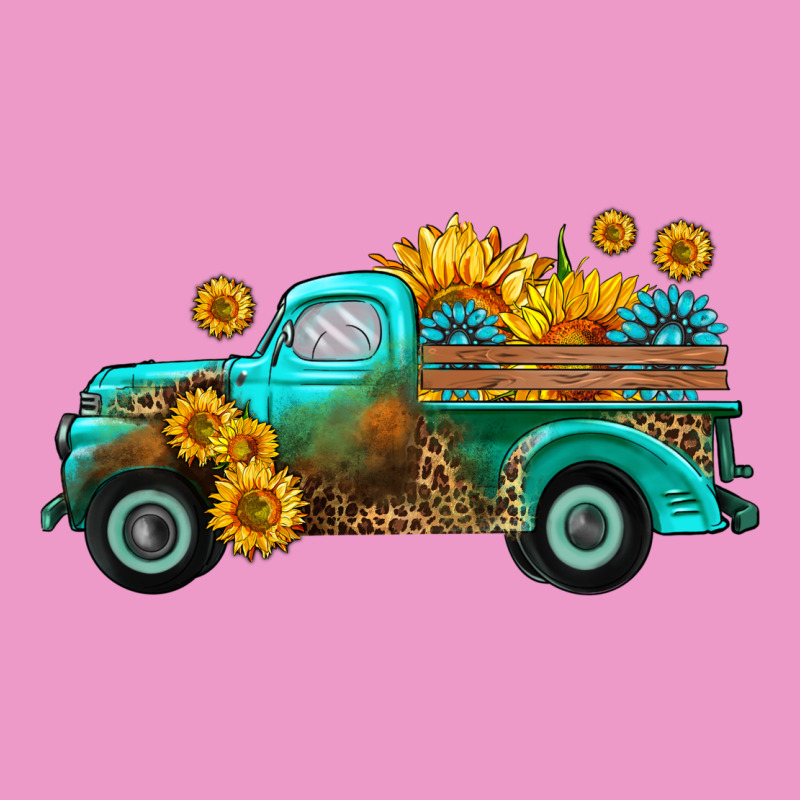 Farm Truck With Sunflower Urban Hoodie by HRA Design Shop | Teevron