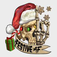 Festive Af Christmas Skull Urban Hoodie | Teevron