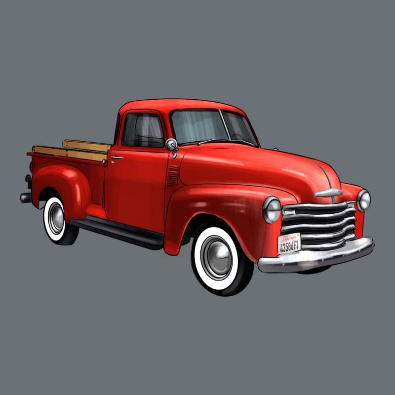 Western Red Truck Right 34 View 1 Premium Hoodie by FaDigitalArtStudio | Teevron