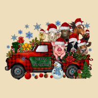 Christmas Farm Animals Truck Premium Hoodie | Teevron