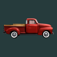 Western Red Truck Right Side View Premium Hoodie | Teevron
