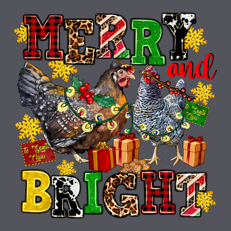 Chicken Merry And Bright Vintage Hoodie by AdoDesignShop | Teevron