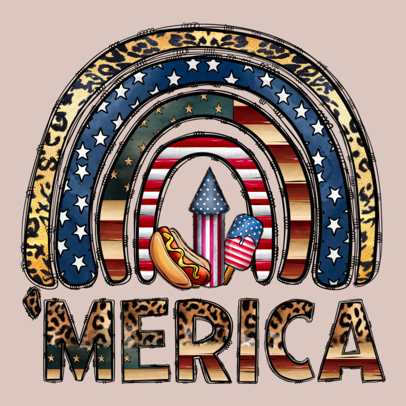 Merica Rainbow Premium Hoodie by CowhideDigitalArt | Teevron