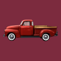 Western Red Truck Right Side View Premium Hoodie | Teevron