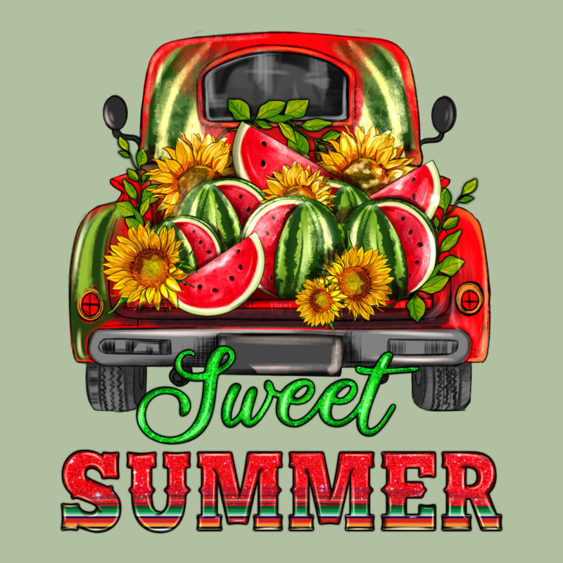 Sweet Summer Watermelon And Truck Urban Hoodie by HRA Design Shop | Teevron