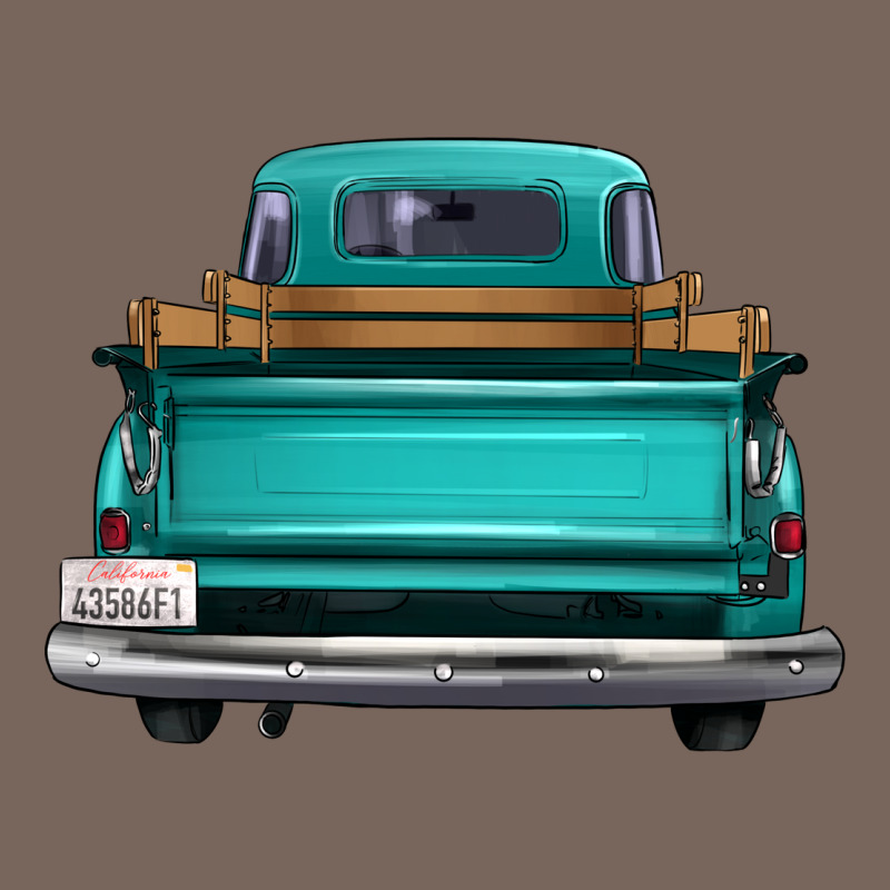 Western Truck Back View Premium Hoodie by FaDigitalArtStudio | Teevron