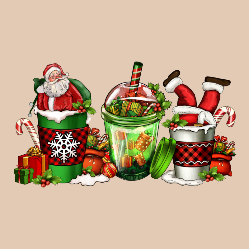 Coffee Cups With Santa Claus Urban Hoodie by FaDigitalArtStudio | Teevron