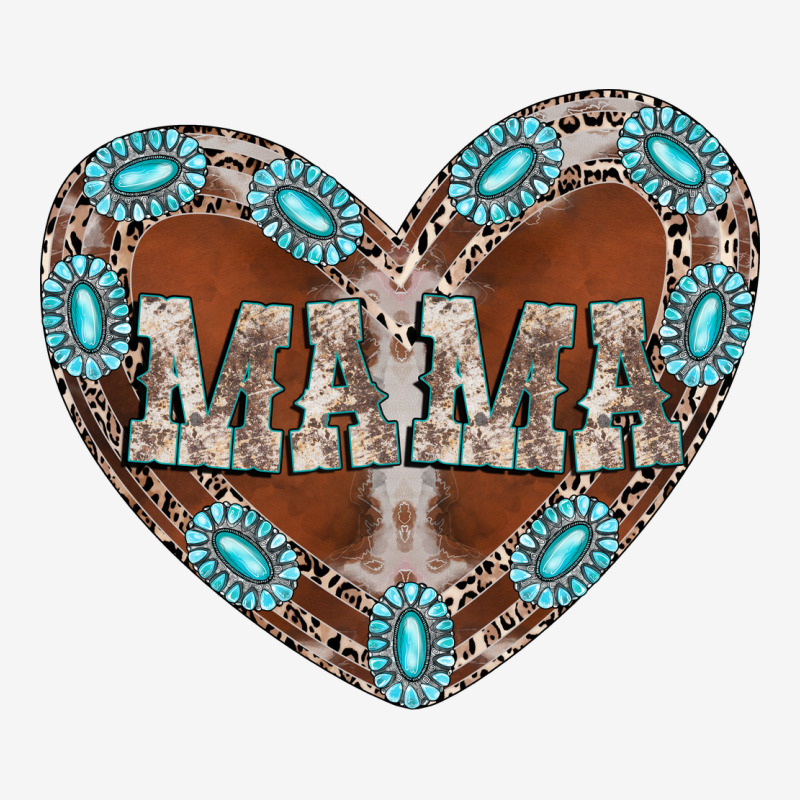 Mama Heart Cowhide Urban Hoodie by CowhideDigitalArt | Teevron