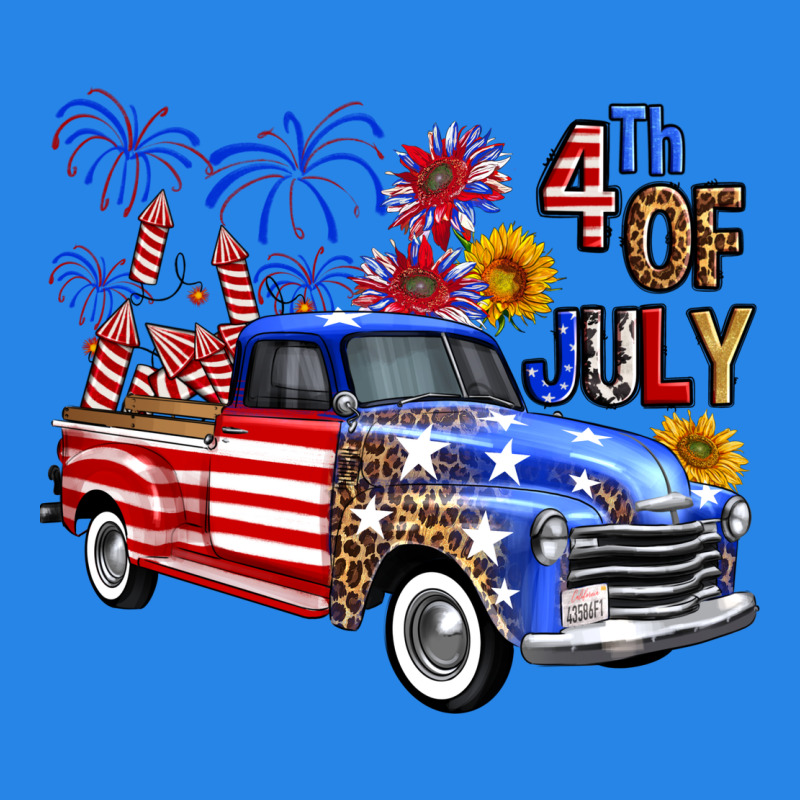 Western Truck Fourth Of July America Premium Hoodie by FaDigitalArtStudio | Teevron