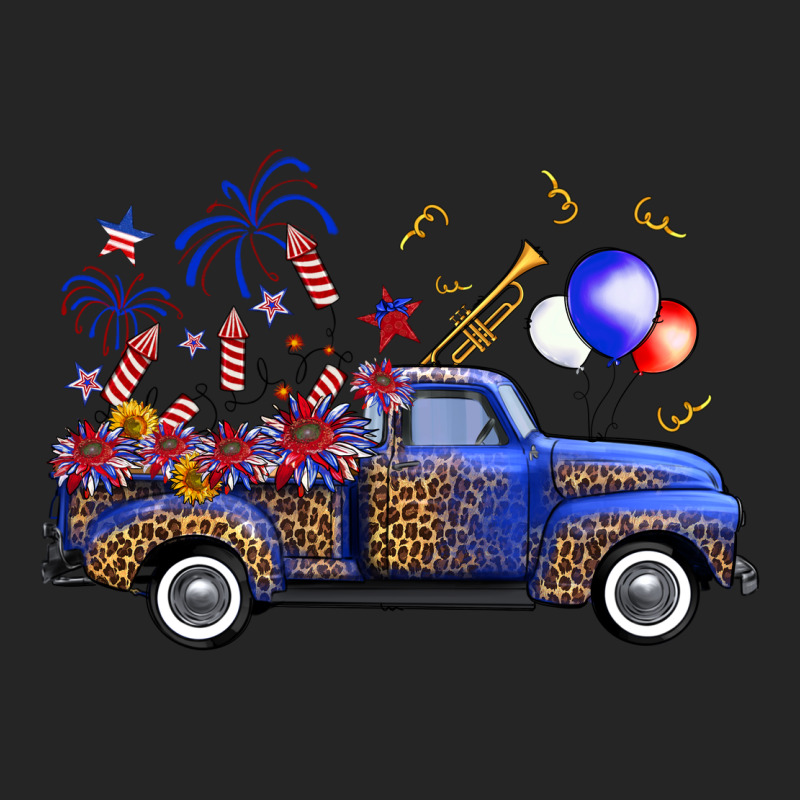 Western Truck Fourth Of July Premium Hoodie by FaDigitalArtStudio | Teevron