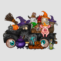 Halloween Farm Animals Truck Premium Hoodie | Teevron