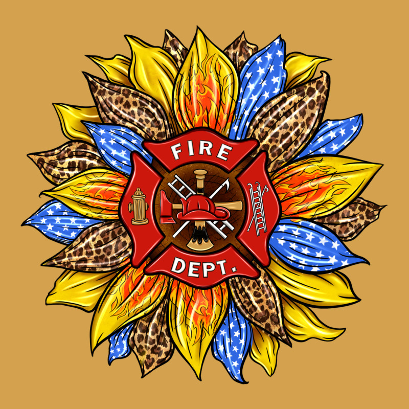 Firefighter Sunflower Urban Hoodie by HRA Design Shop | Teevron