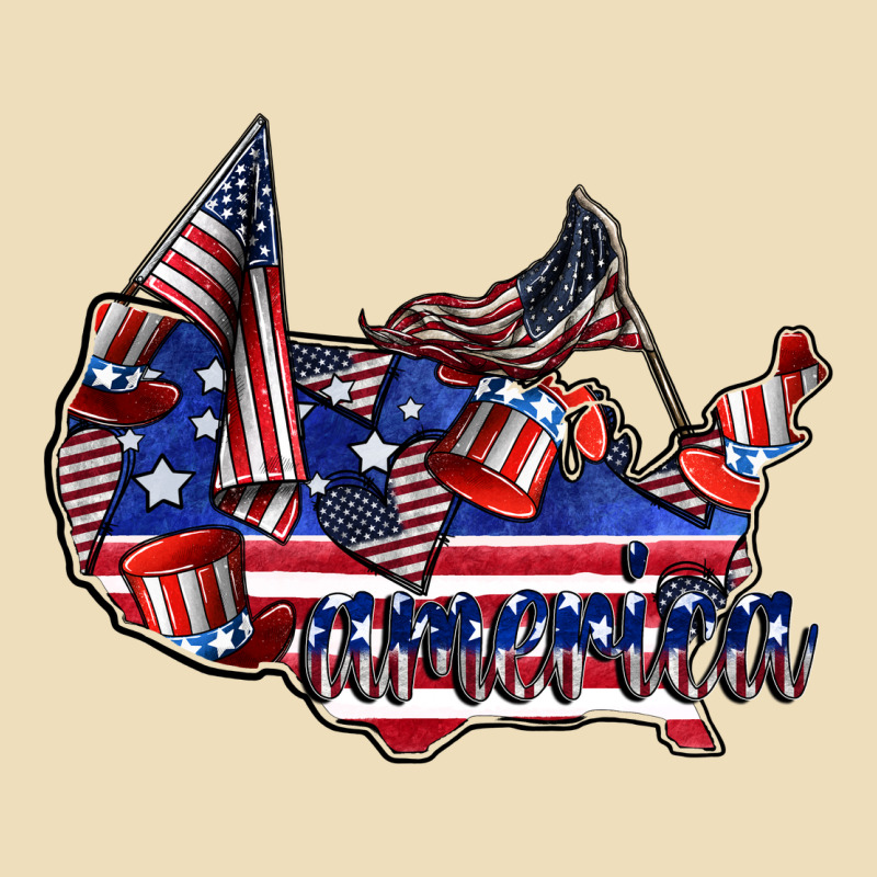 America Premium Hoodie by CowhideDigitalArt | Teevron